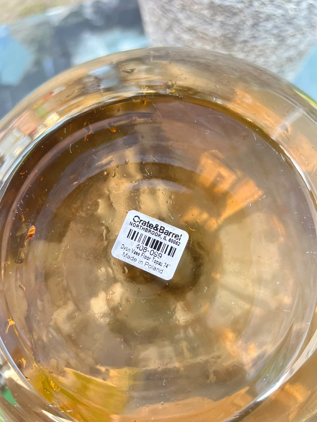Crate & Barrel Floor Vase - photo 4