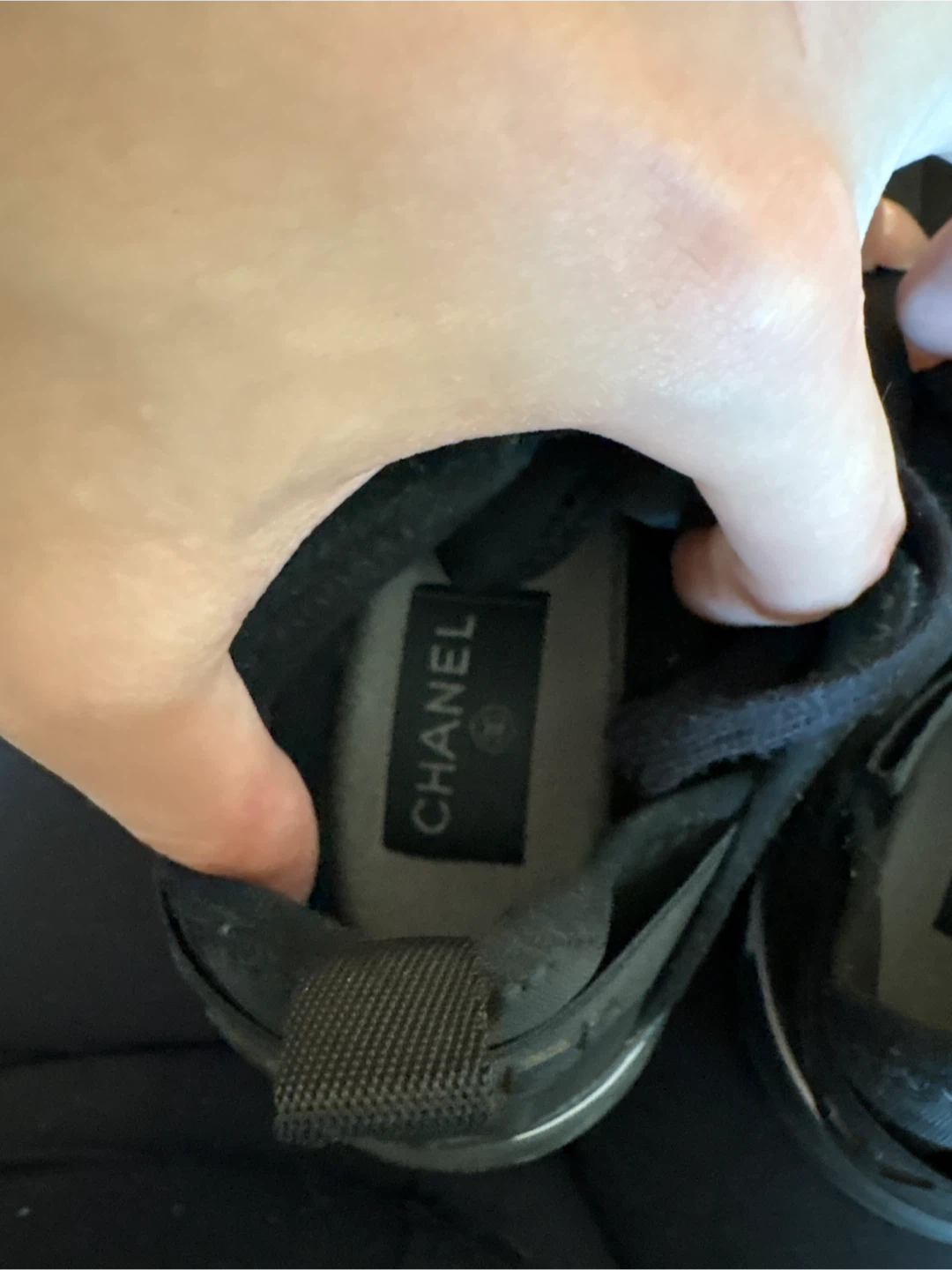 42Chanel men’s Black Sneakers - photo 4