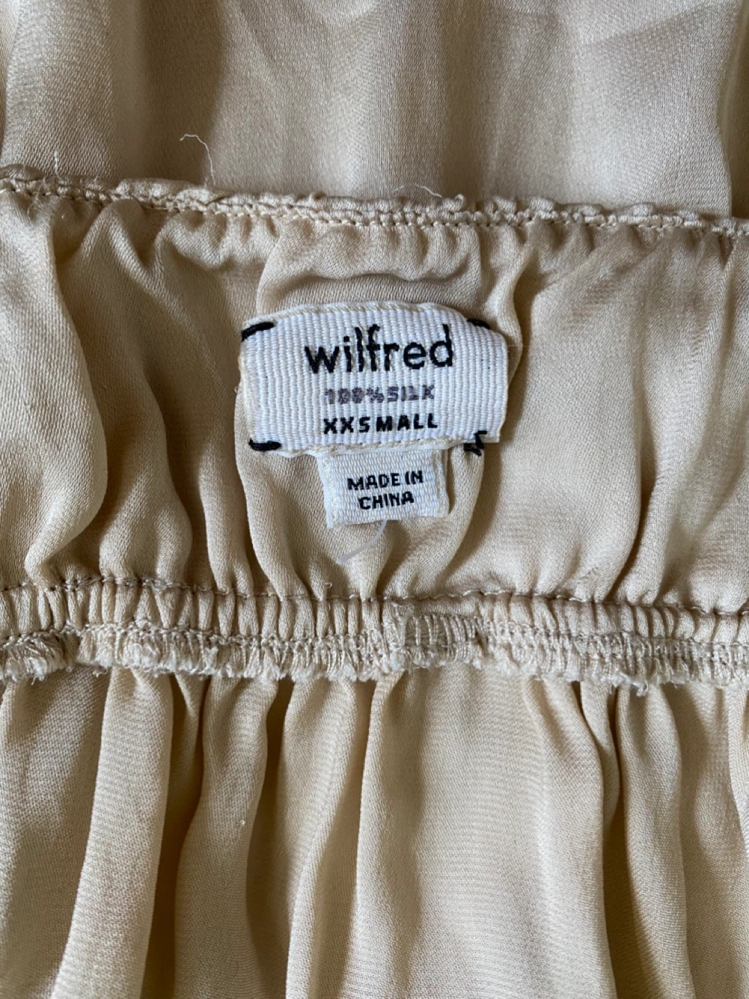 Wilfred 100% Silk Slip Dress XXS - photo 5