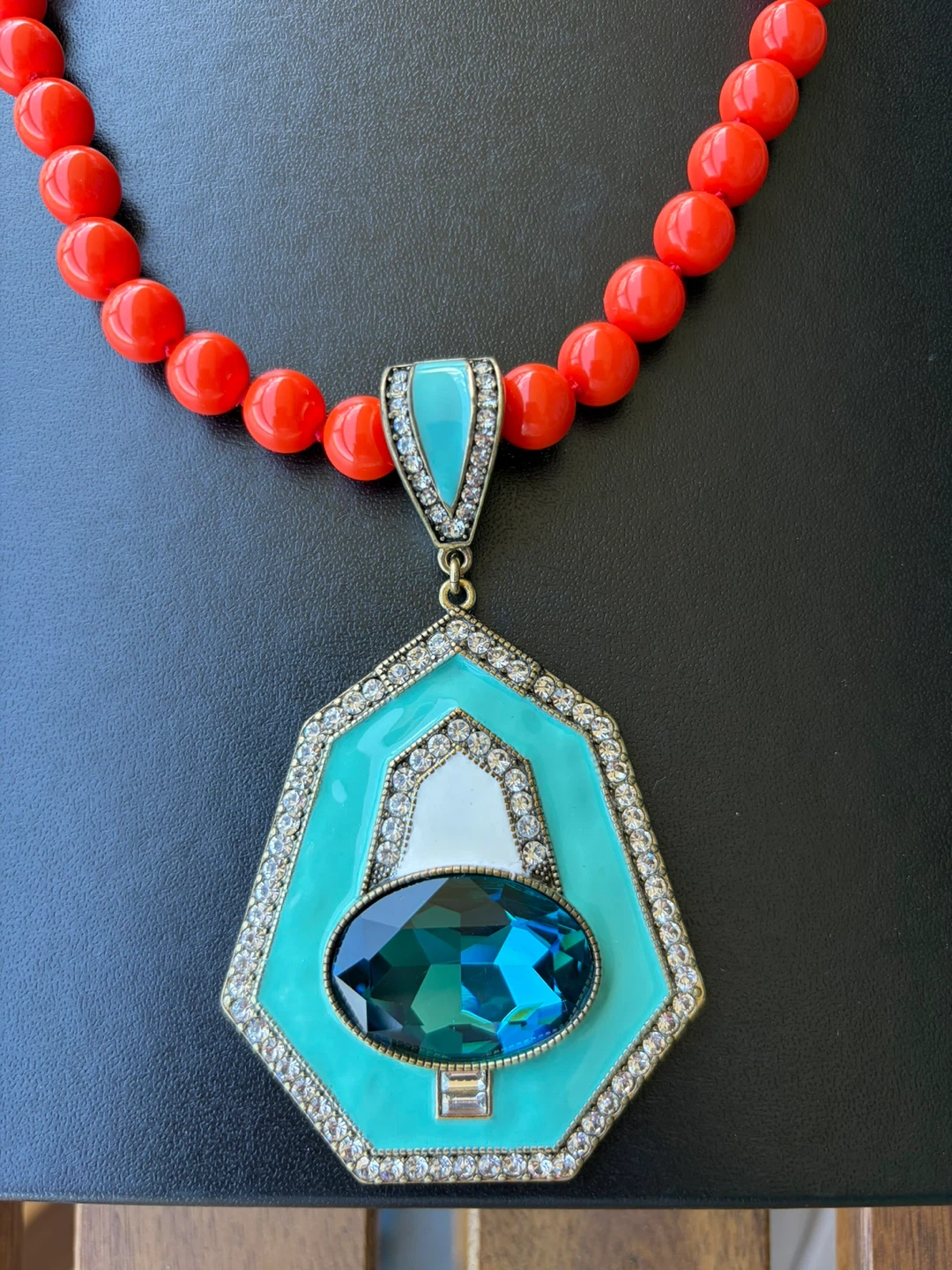 Heidi Daus Well Connected Beaded Pendant Necklace With Box - photo 3