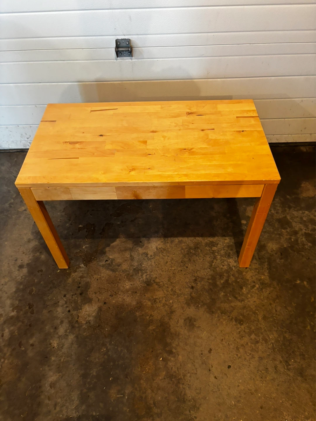 Wooden coffee table