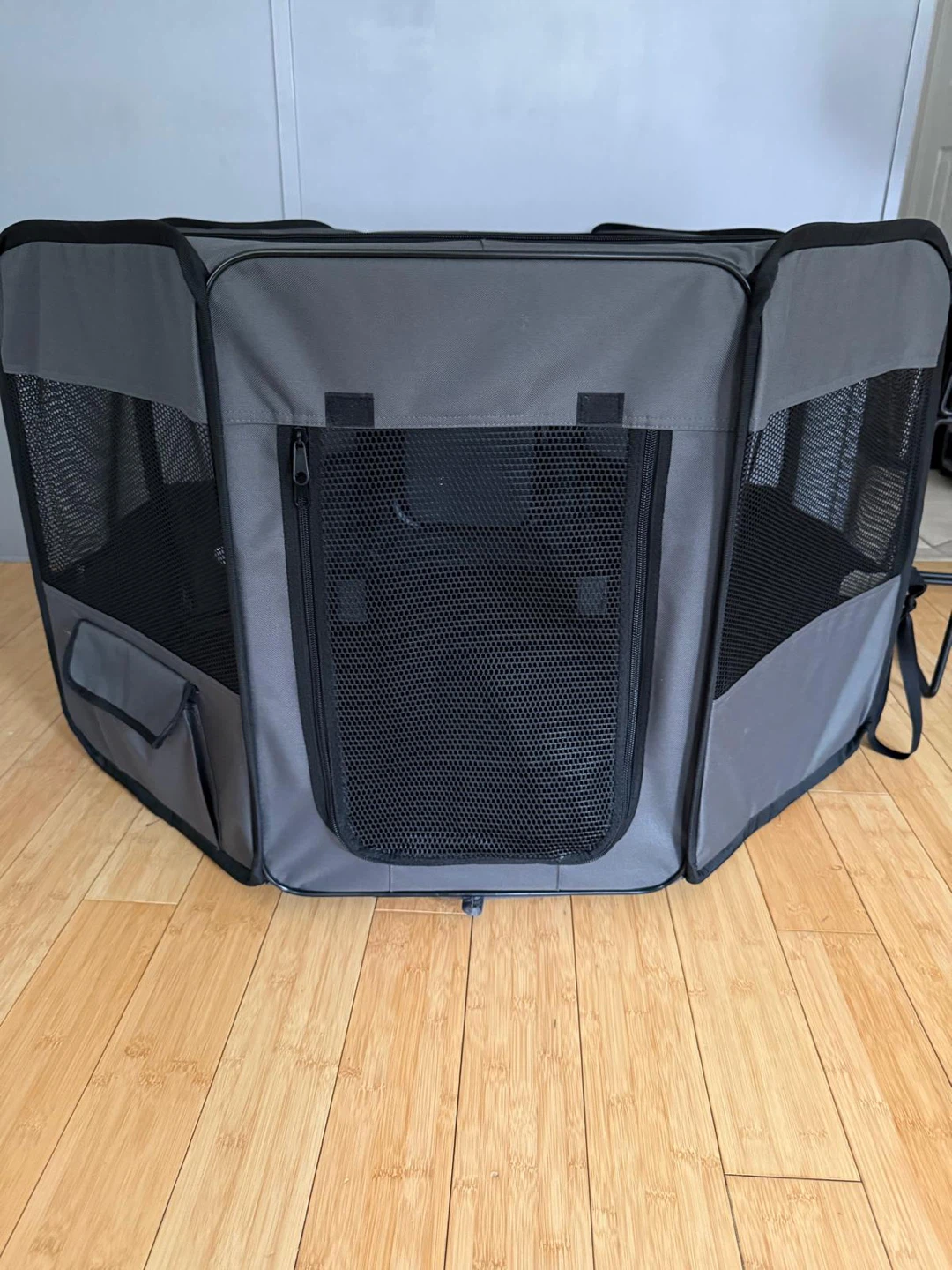 Grey Portable Pet Playpen