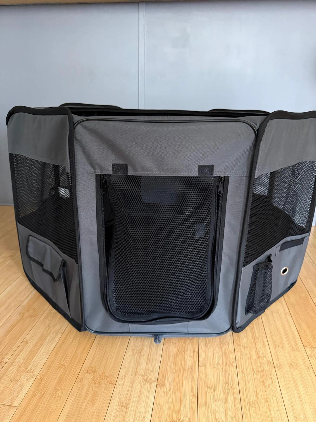 Grey Portable Pet Playpen - photo 2