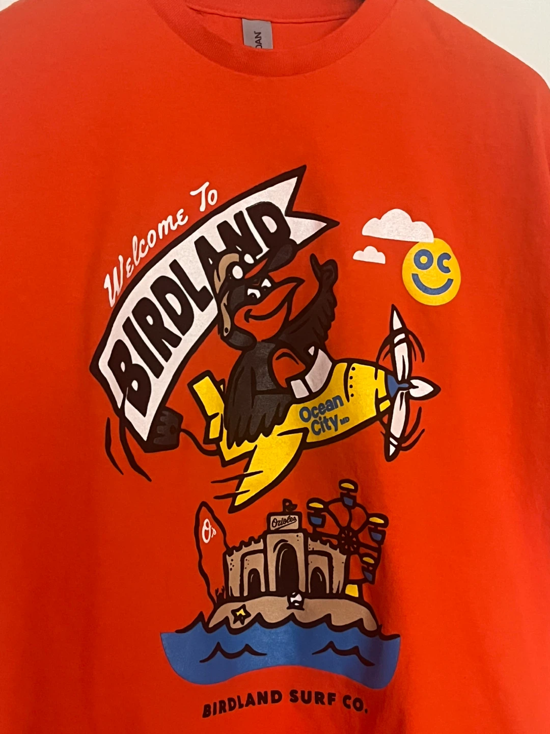 Birdland Surf Co. T-Shirt Baltimore Orioles MLB - photo 2