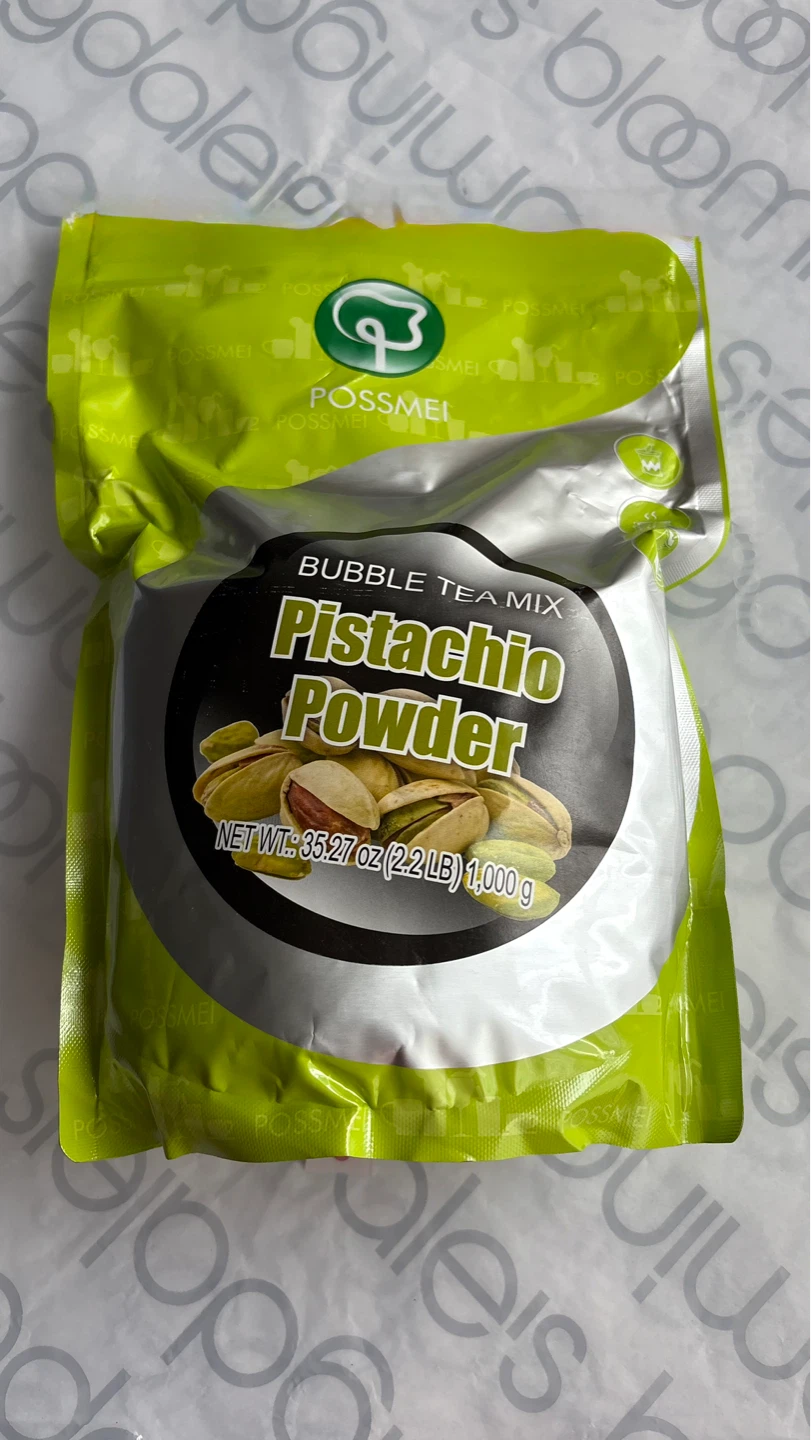 Possmei Pistachio Powder Bubble Tea Mix 35.27 oz