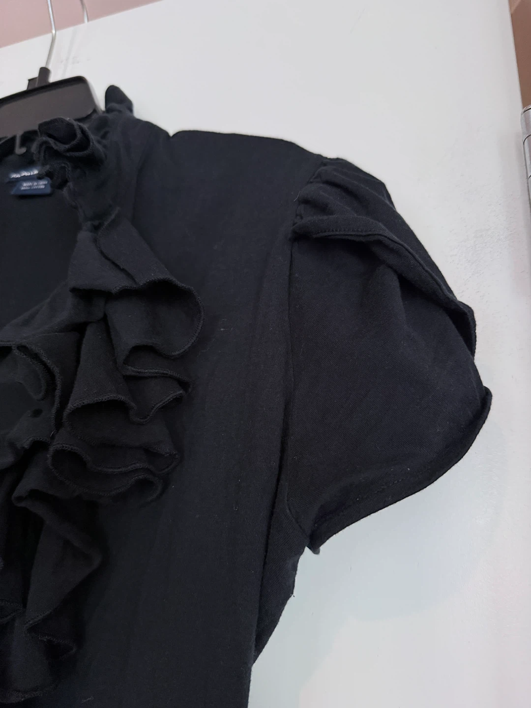 Ralph Lauren Sport Black Ruffle Top - Medium - photo 4
