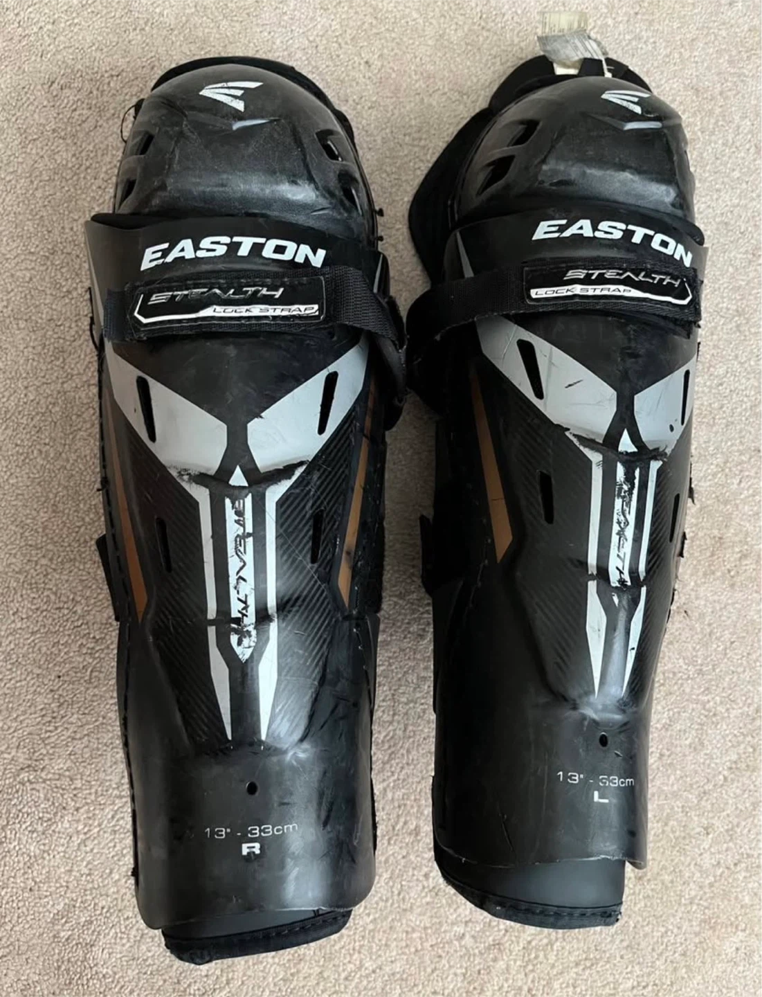 Easton Stealth Shin Guards - Junior 13”