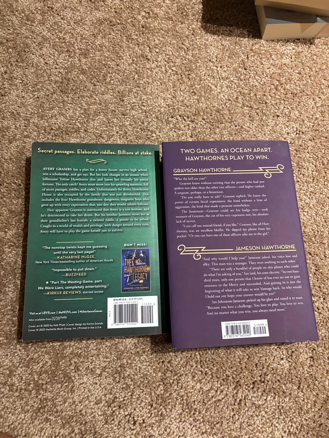 The Inheritance Games & The Brothers Hawthorne Book Set - photo 2