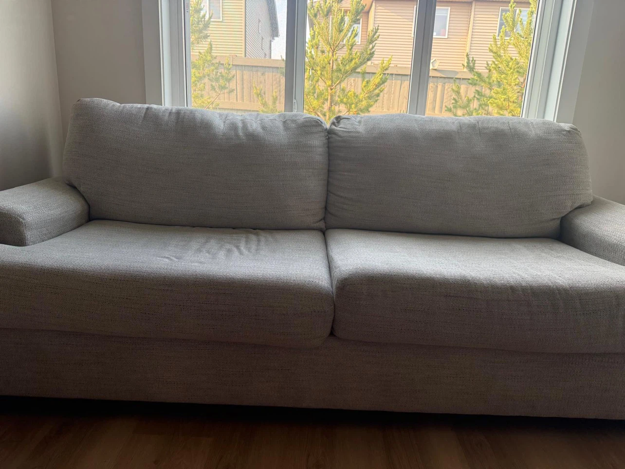 Light Grey three seater Sofa