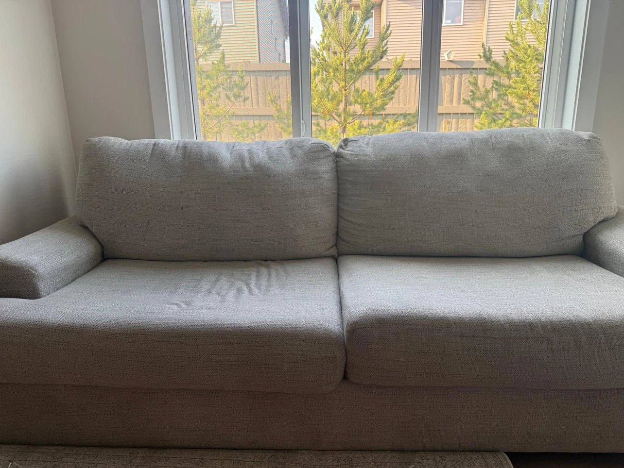 Light Grey three seater Sofa - photo 2