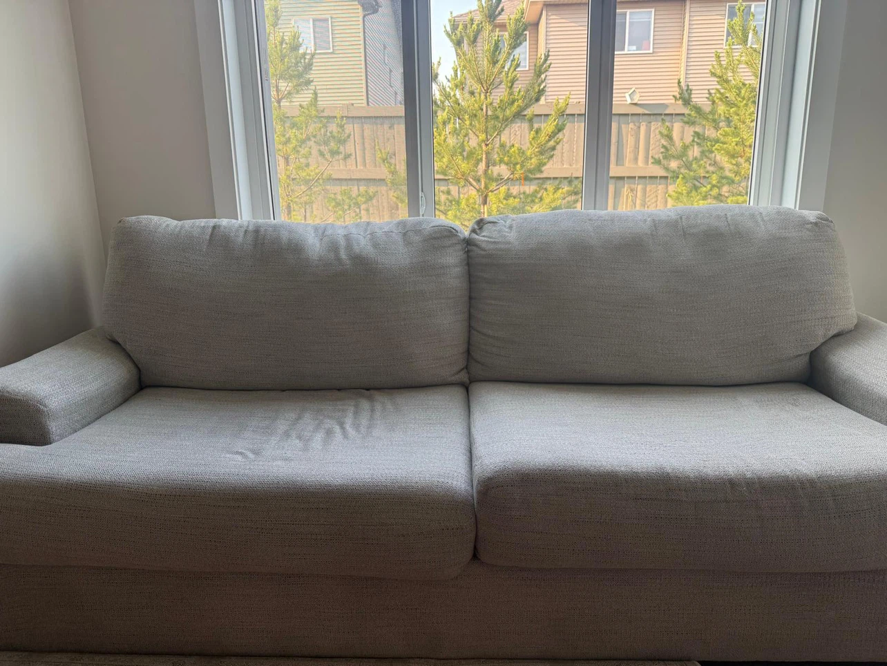 Light Grey three seater Sofa - photo 3