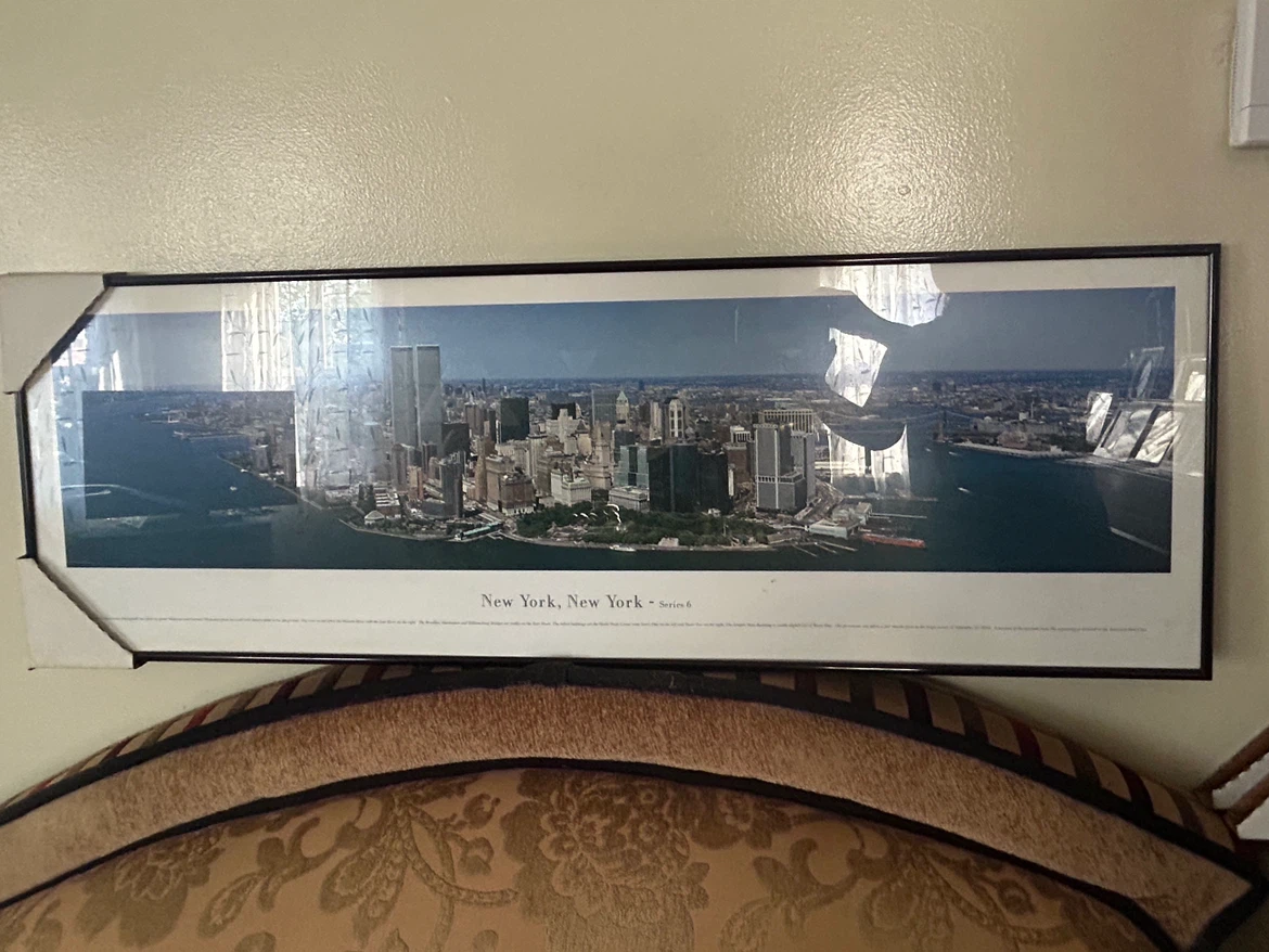 New York City Panoramic Skyline Framed Print - Series 6