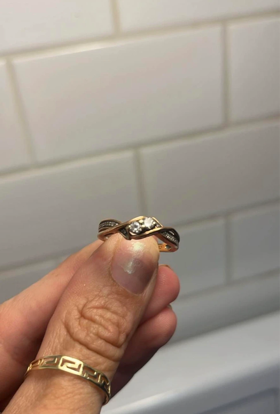 Ben Moss Diamond Bridal Set 14K Rose Gold Size 7 - photo 4