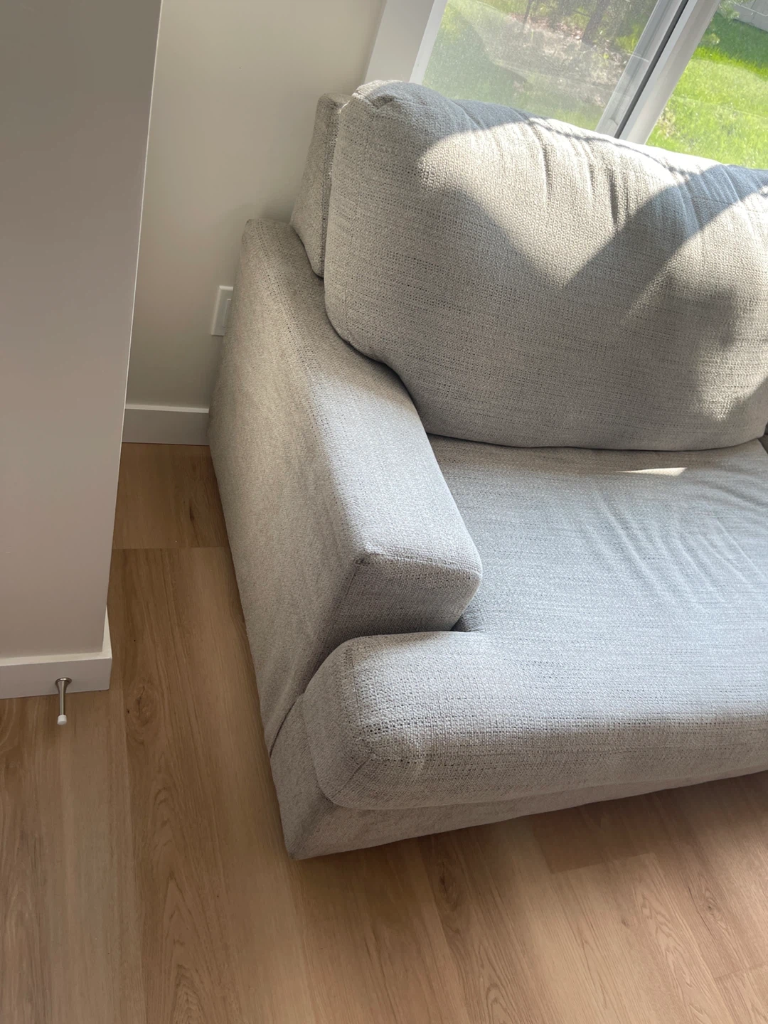 Light Grey three seater Sofa - photo 4
