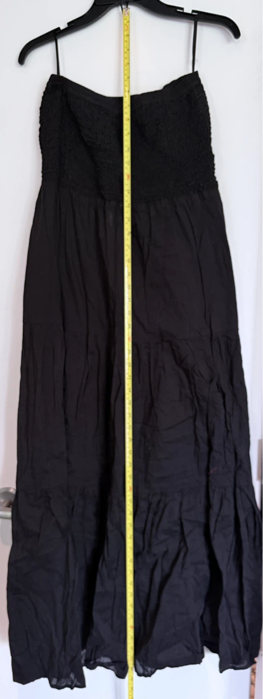 MICHAEL Michael Kors Black Smocked Maxi Dress Size S - photo 4