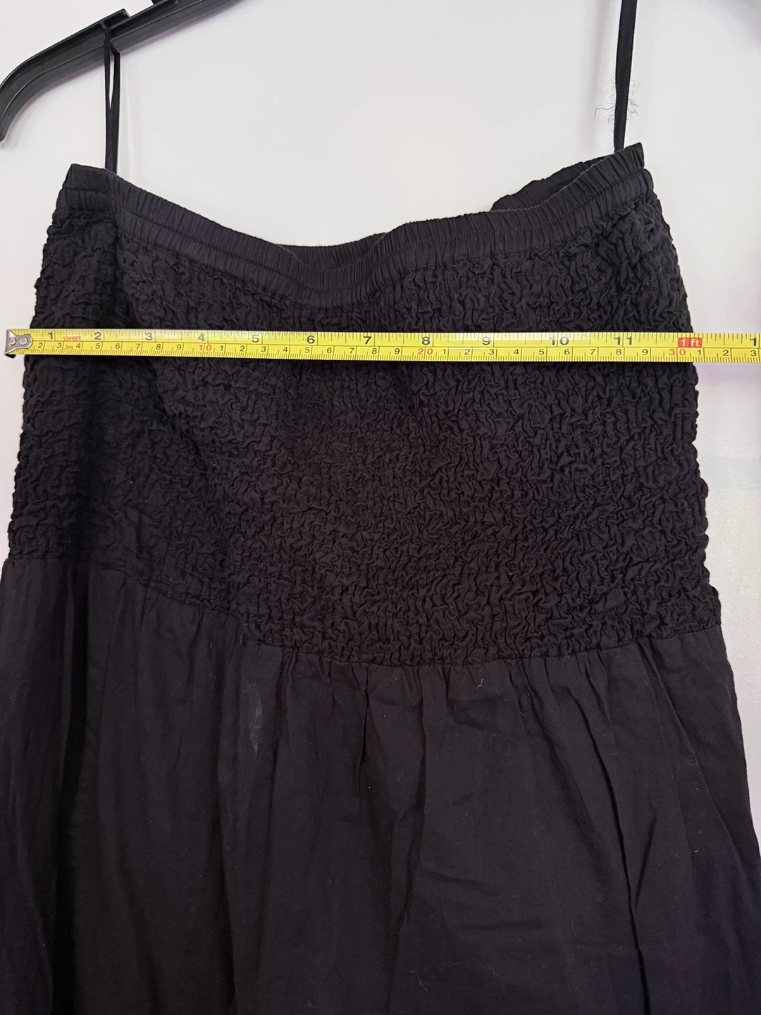 MICHAEL Michael Kors Black Smocked Maxi Dress Size S - photo 3