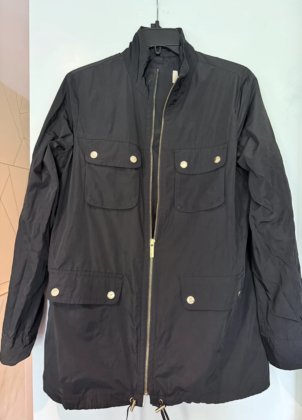 Michael Kors Black Utility Jacket Size S