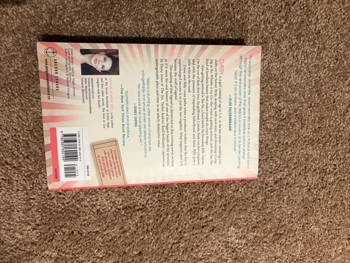Daisy Jones & The Six by Taylor Jenkins Reid Novel - photo 2