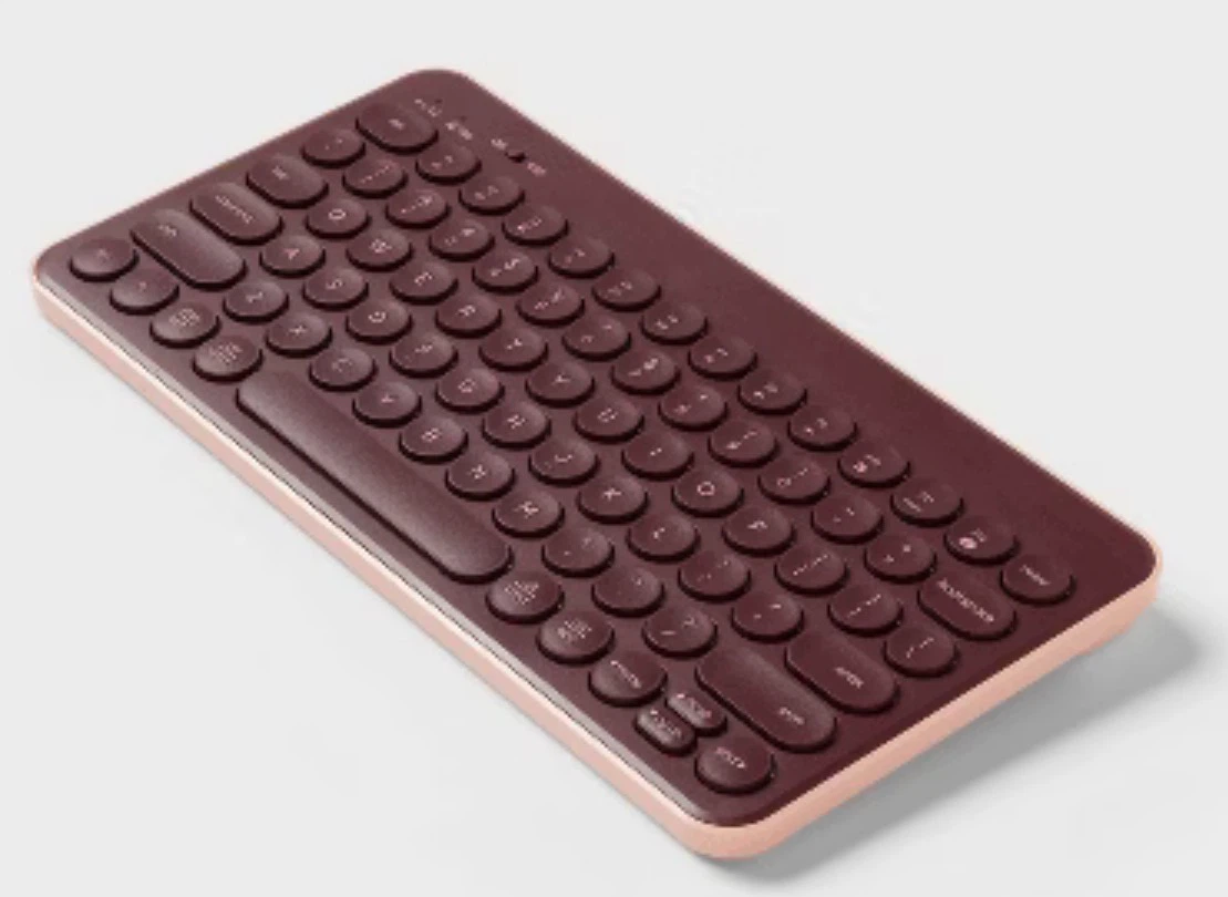 Heyday Compact Wireless Keyboard - Burgundy - photo 2