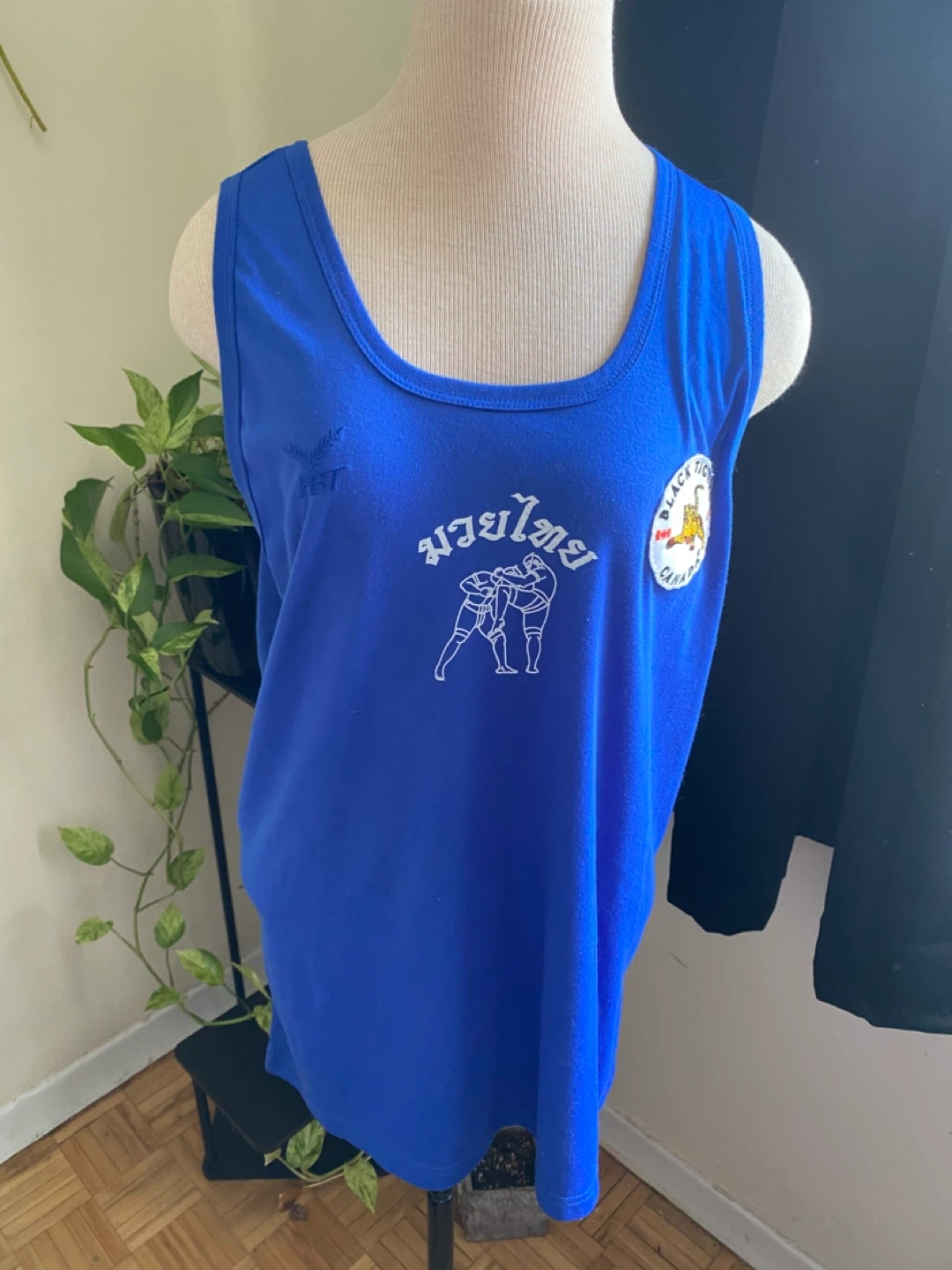 FBT Muay Thai Tank Top - XL - Blue