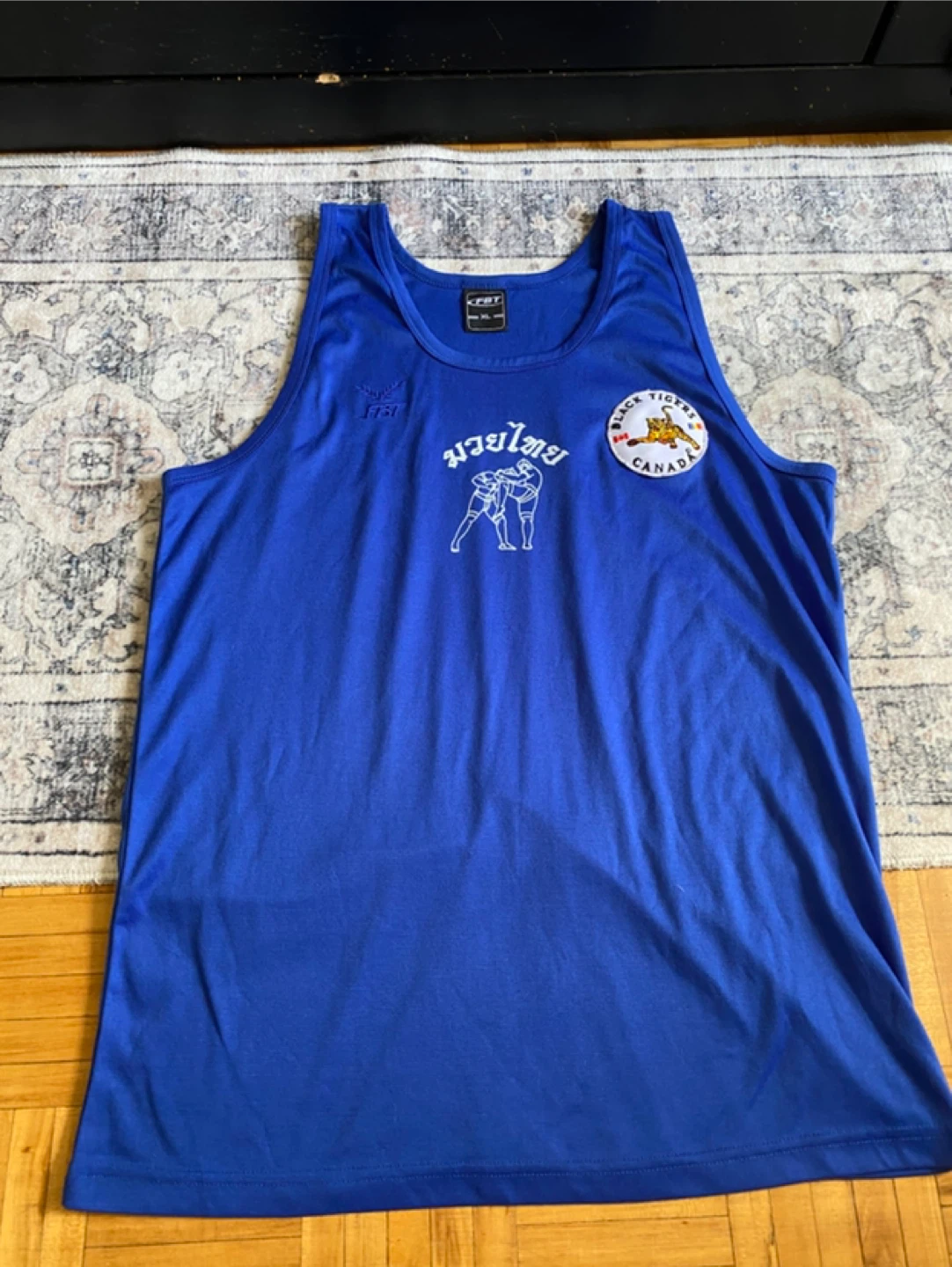 FBT Muay Thai Tank Top - XL - Blue - photo 3