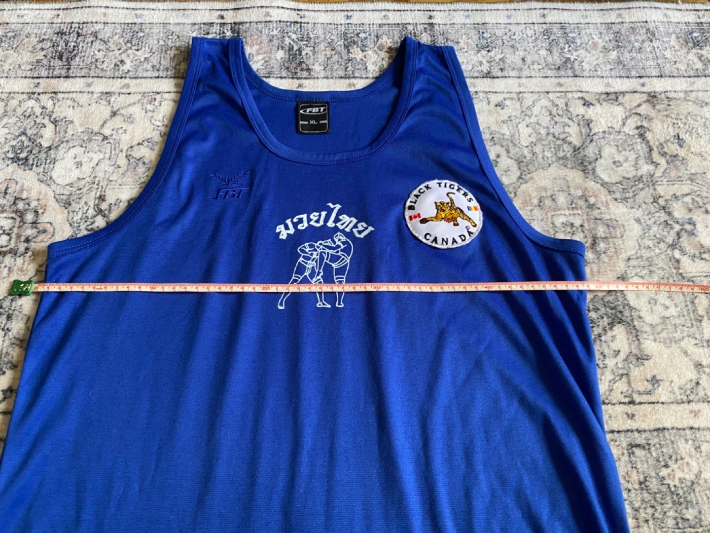 FBT Muay Thai Tank Top - XL - Blue - photo 4