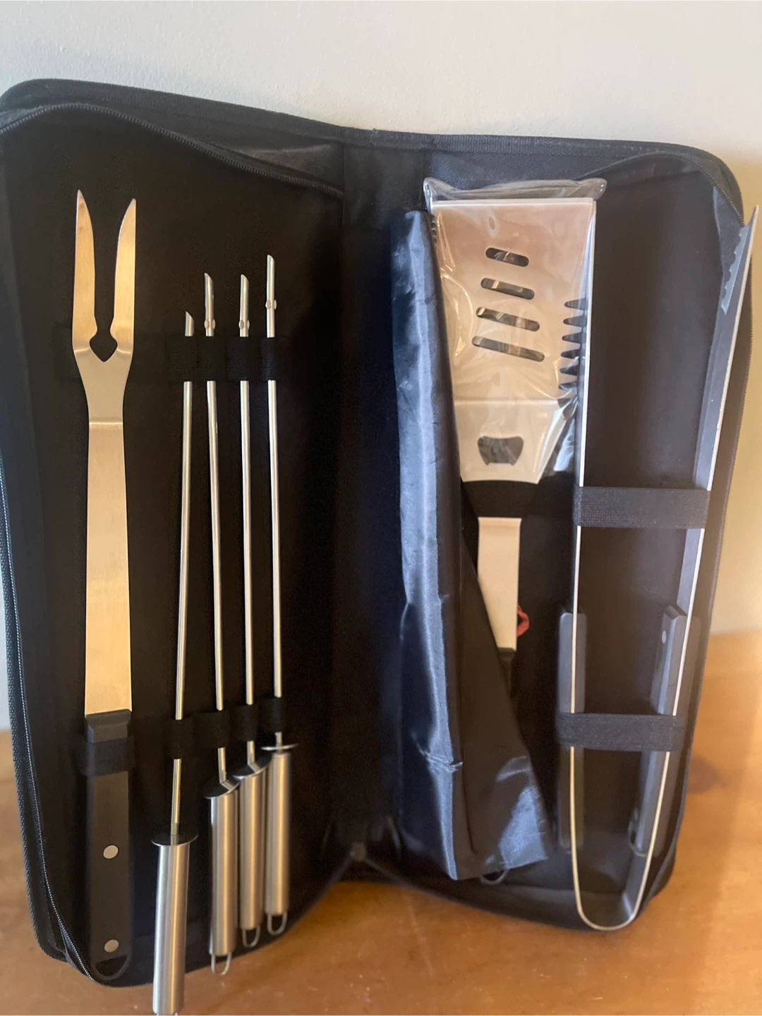 10-Piece BBQ Grill Tool Set with Carrying Case - photo 2