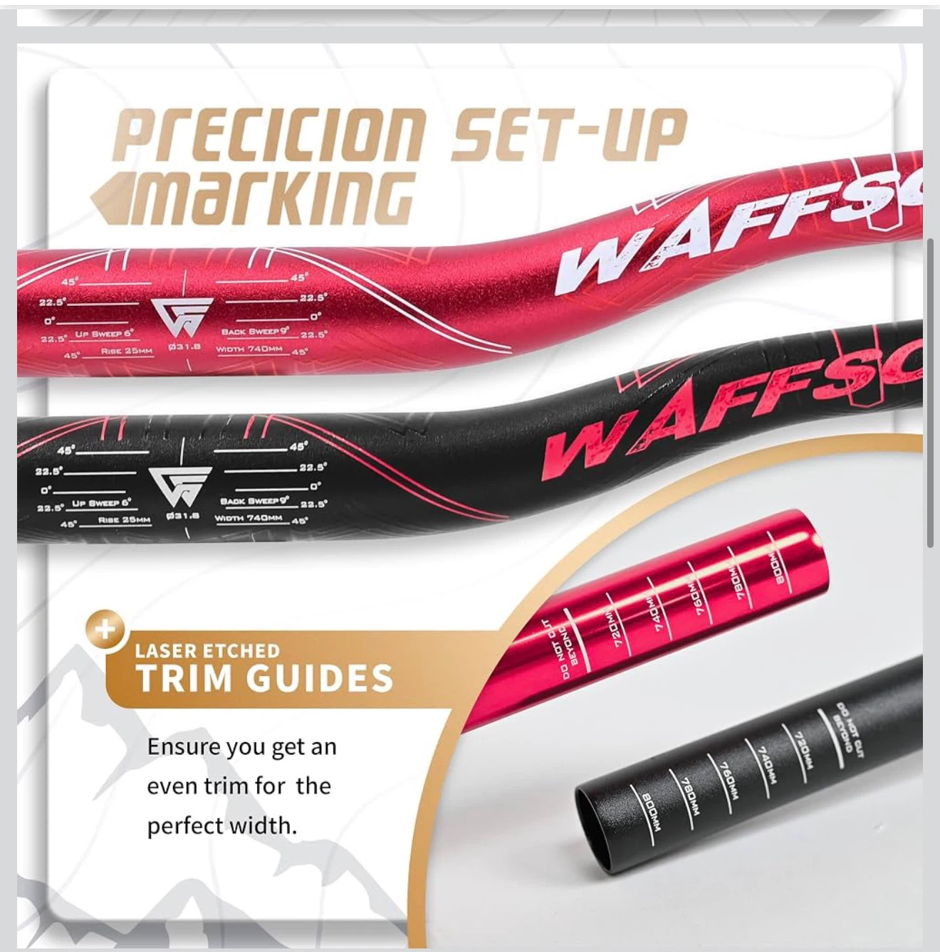 WFS XShift 31.8 x 740mm Handlebar - photo 3