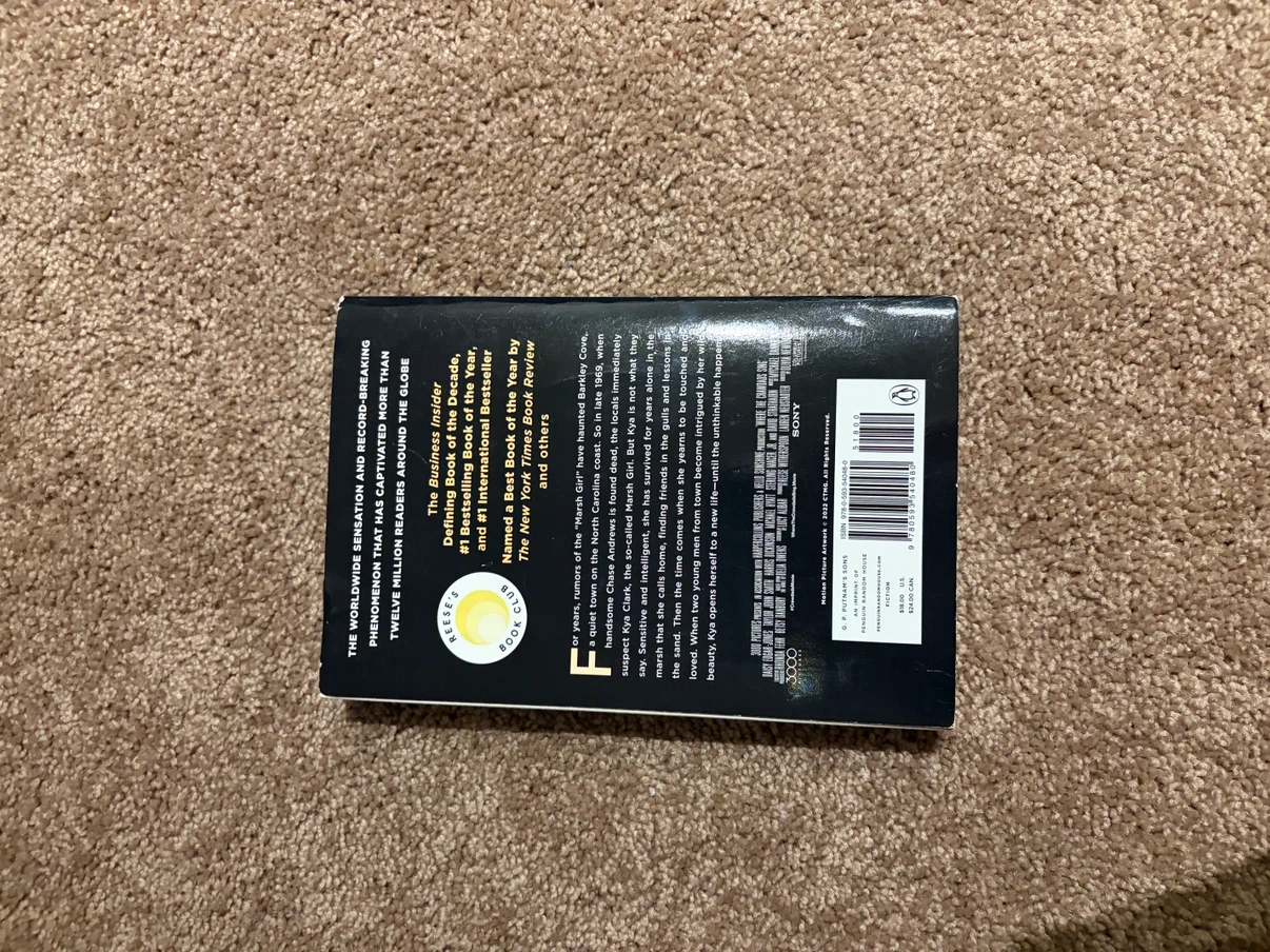 Where the Crawdads Sing by Delia Owens Novel