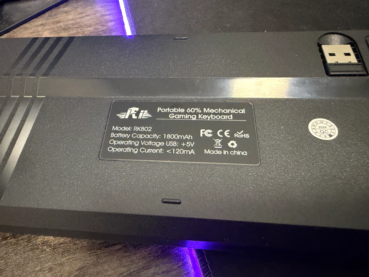 Rii Portable 60% Mechanical Gaming Keyboard - photo 2