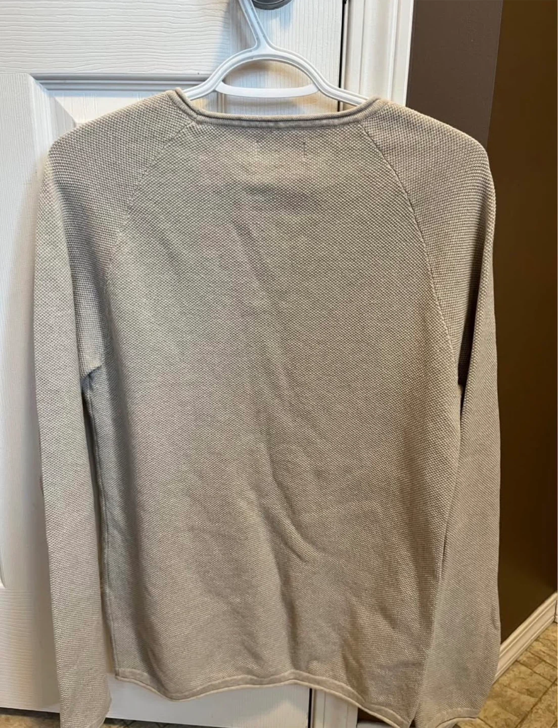 Jack & Jones Beige Knit Sweater Large - photo 3