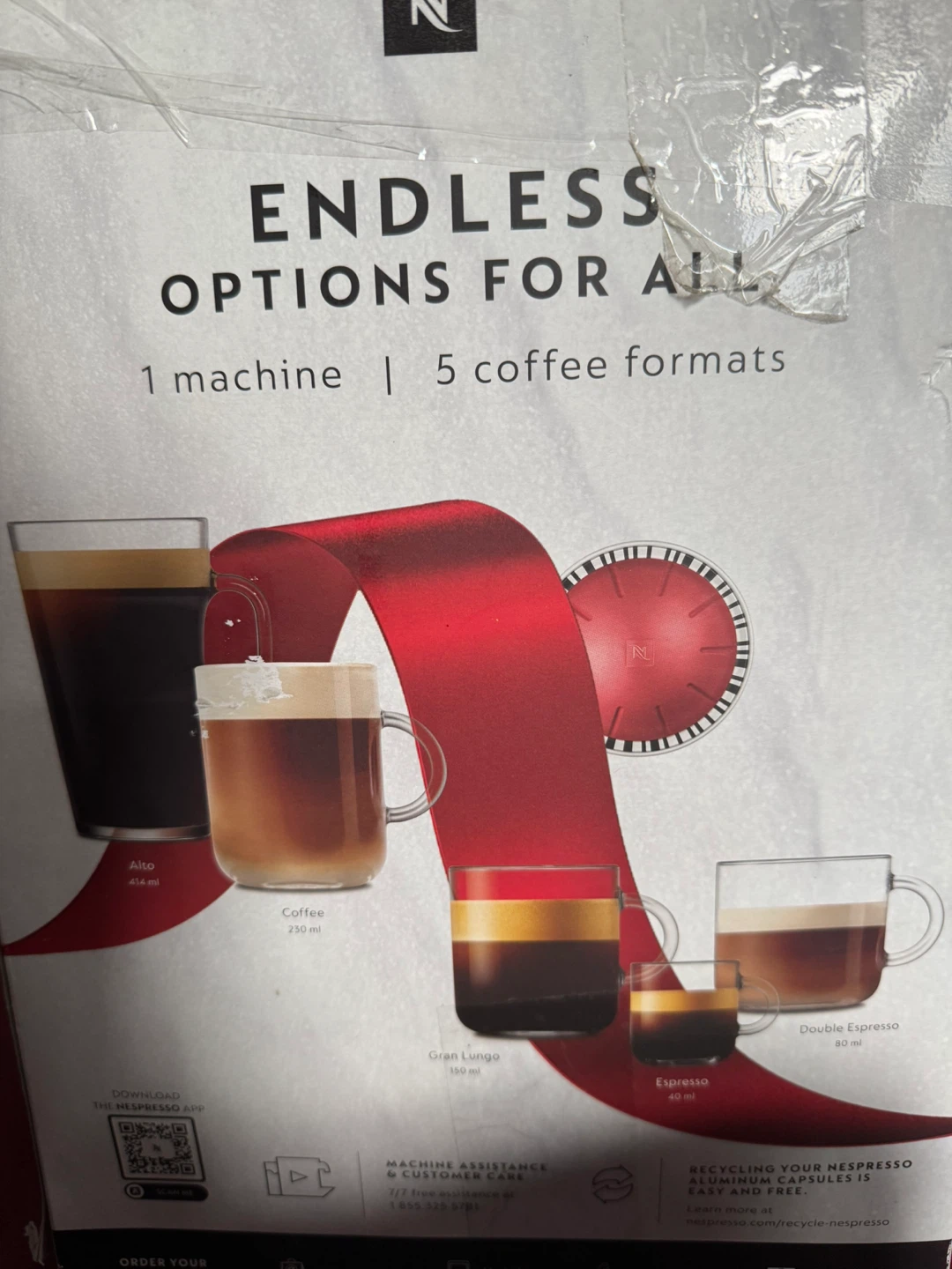 Nespresso Vertuo Next Black Matte Limited Edition Coffee Machine - photo 2