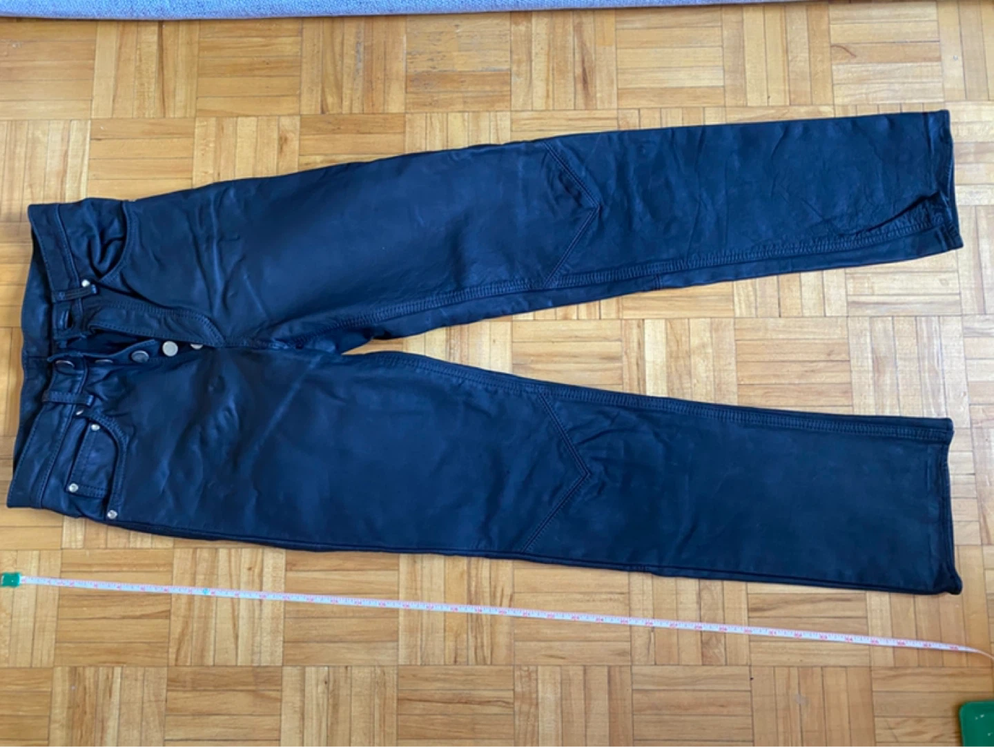 North Bound Leather Black Leather Pants