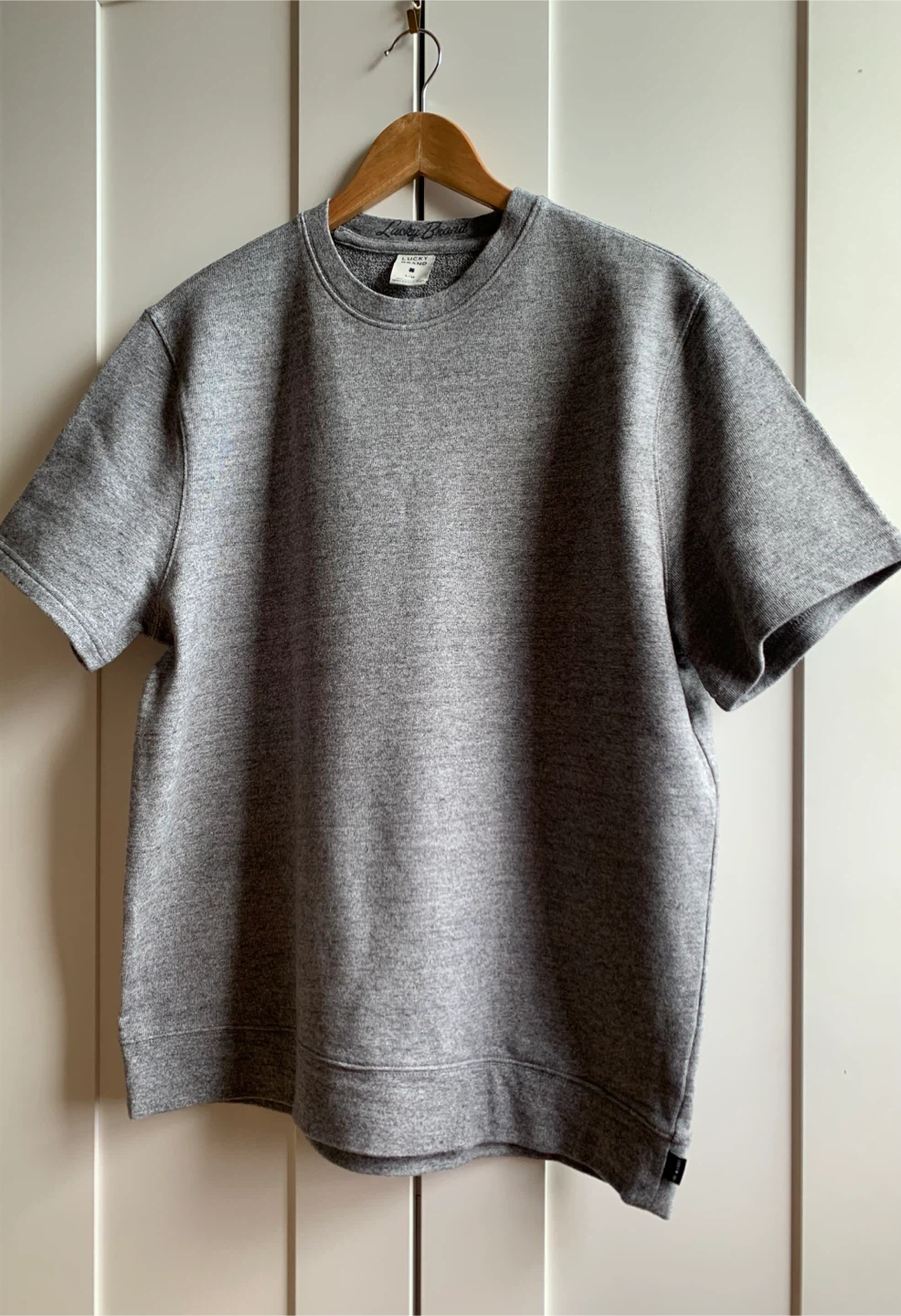 Lucky Brand Grey Short Sleeve Sweatshirt