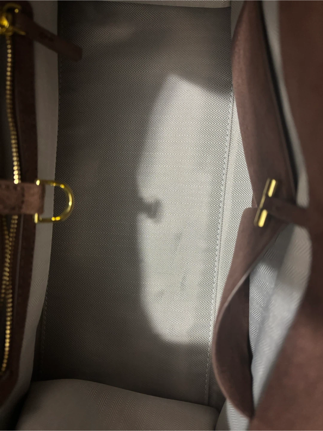 Genuine Suede Coffee Brown Margaux Bag 15 - photo 5