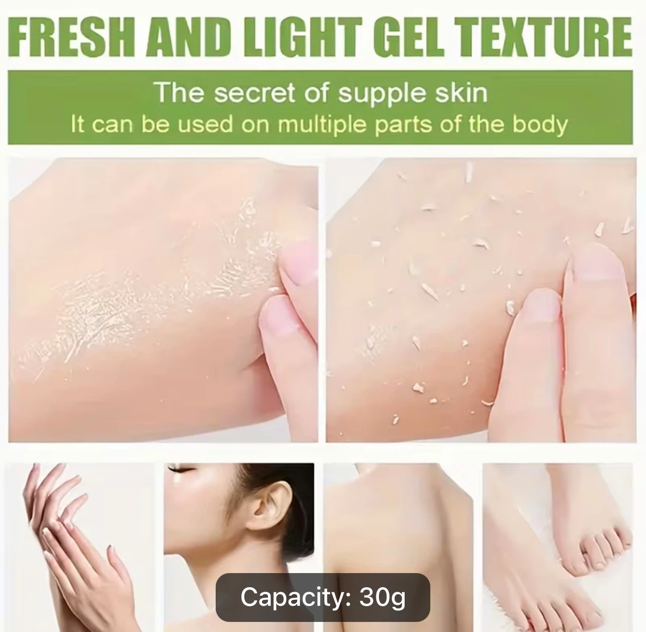 Lelnia Aloe Vera Exfoliating Gel (30g) - Pack of 4 - photo 4