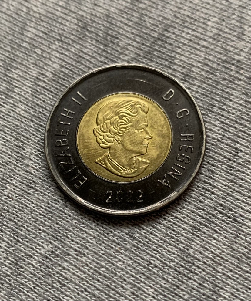 2022 Black Toonie - Commemorating the Death of Queen Elizabeth