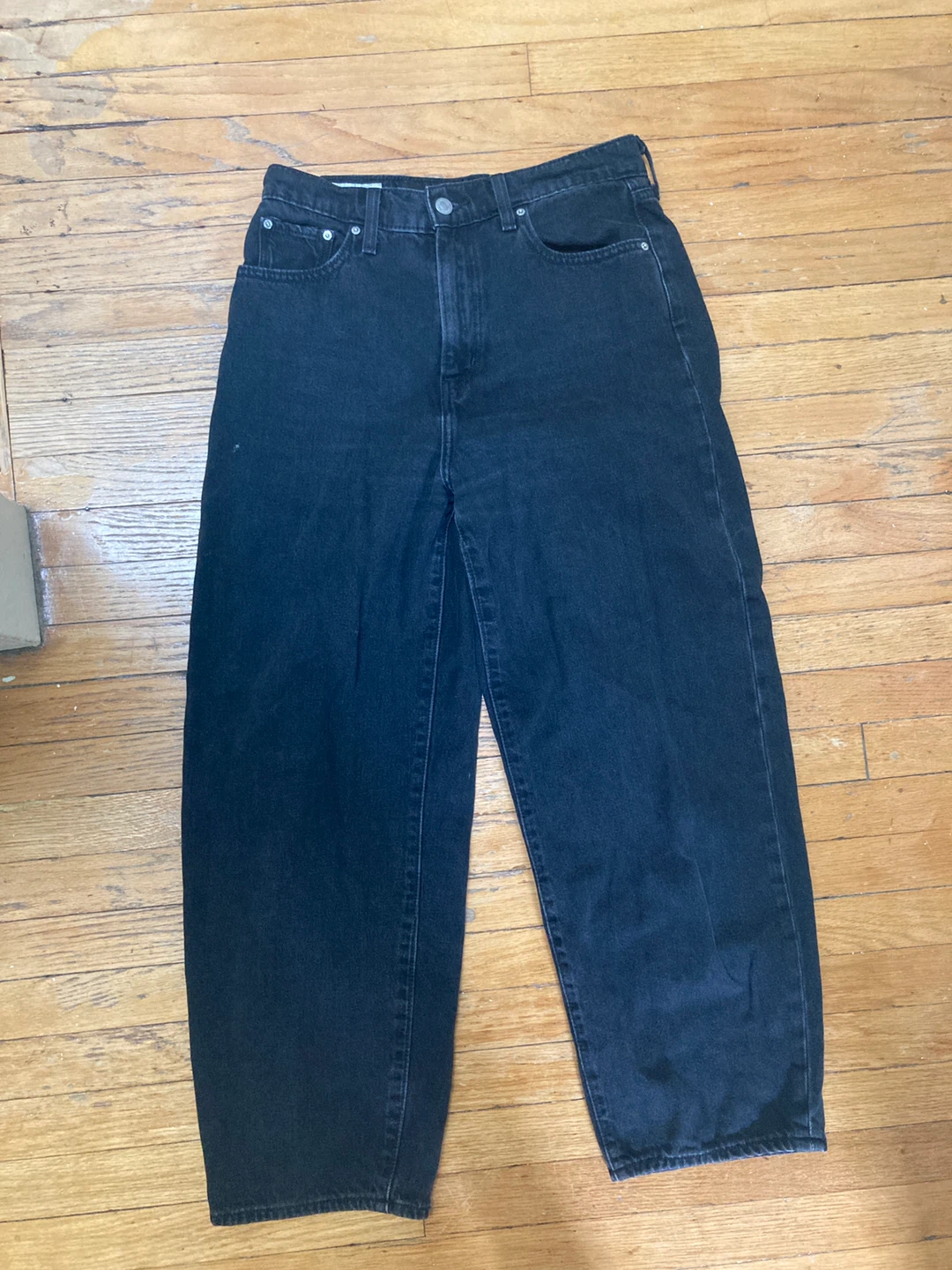 Levi's Black Denim Jeans Size 27 - photo 2