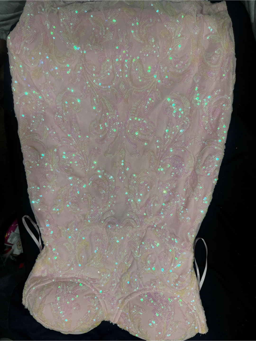 Lovesome Pink Sequin Dress Size M