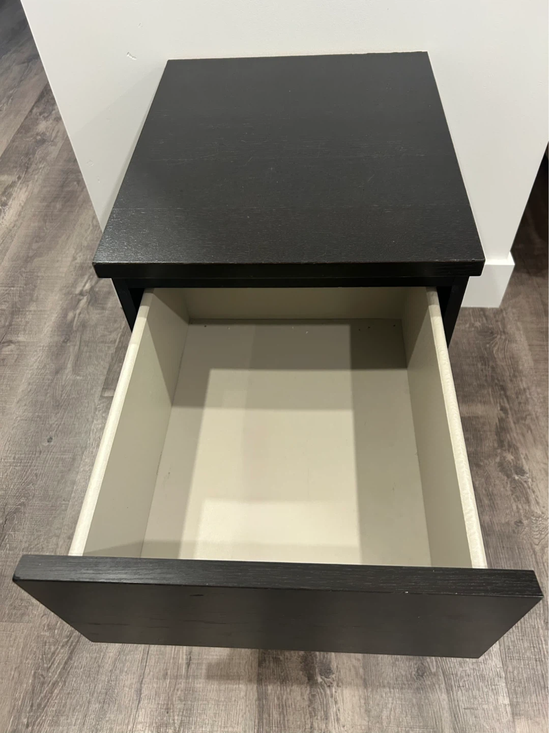 IKEA MALM nightstand black brown - photo 3