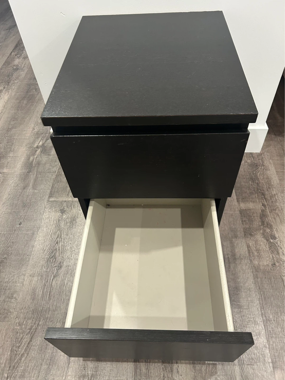 IKEA MALM nightstand black brown - photo 2