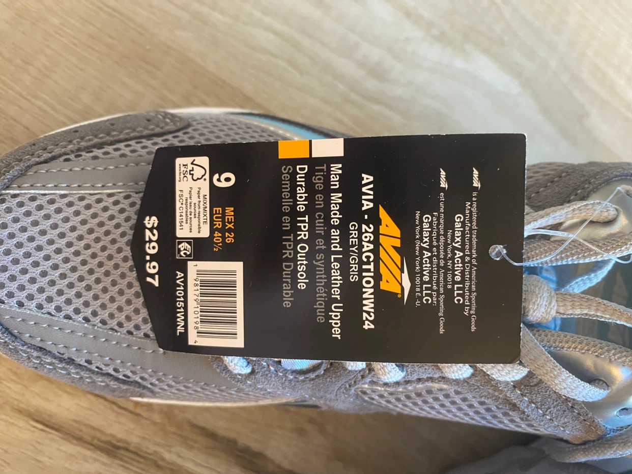 Avia 26ActionW24 Grey/Grey Women's Running Shoes Size 9 and 8 - photo 3