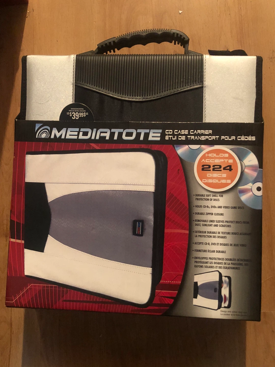 Mediatote CD case carrier