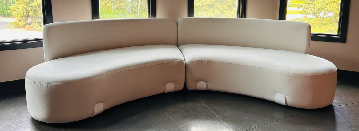 2 Rove Concepts Curved Sectional Sofa