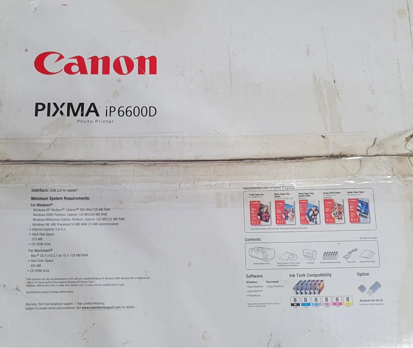 Canon PIXMA iP6600D Photo Printer