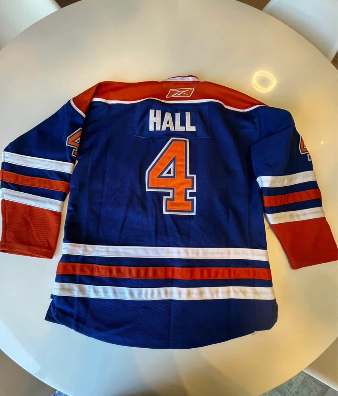 Reebok Edmonton Oilers Hall 4 Hockey Jersey L/XL - photo 2