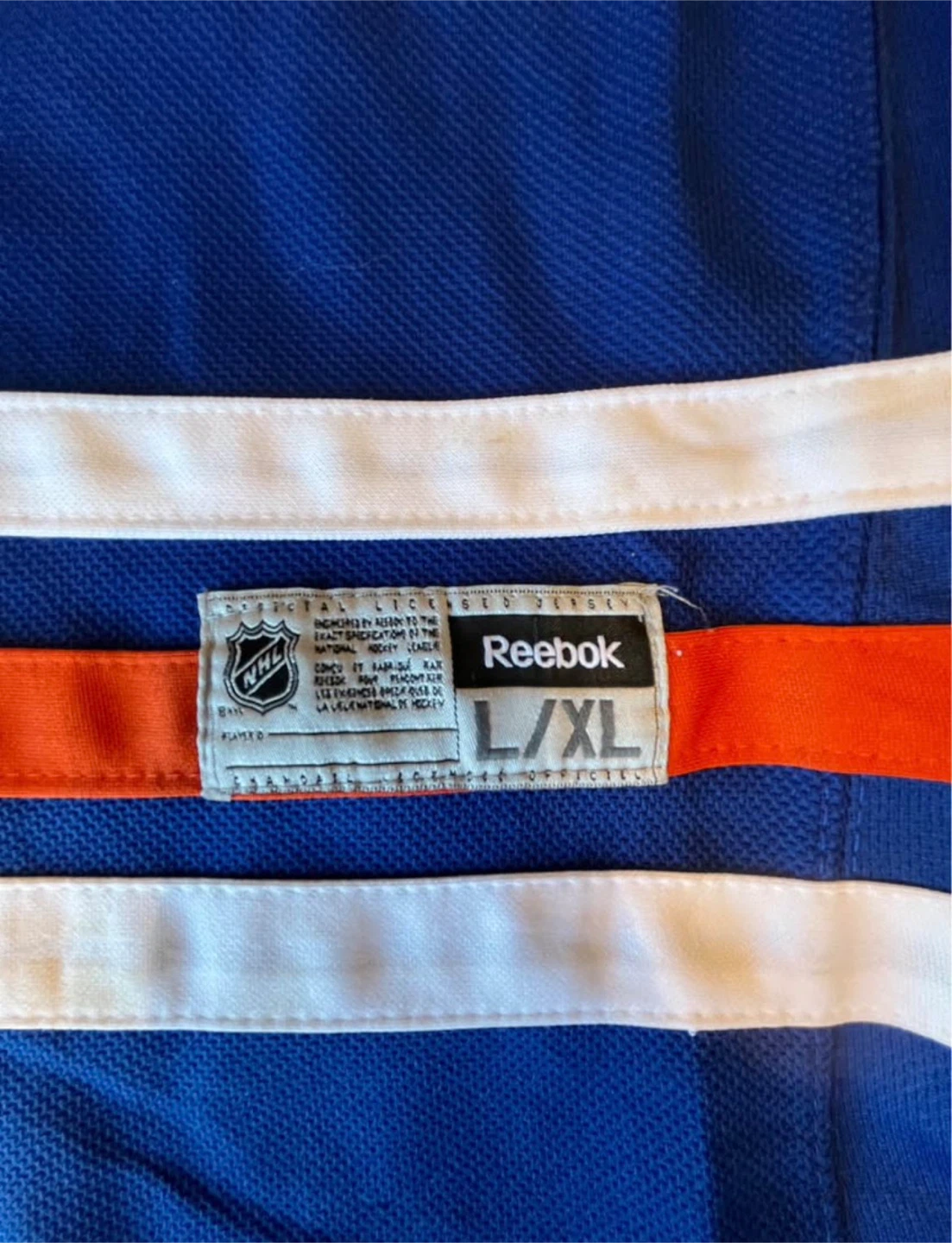 Reebok Edmonton Oilers Hall 4 Hockey Jersey L/XL - photo 3