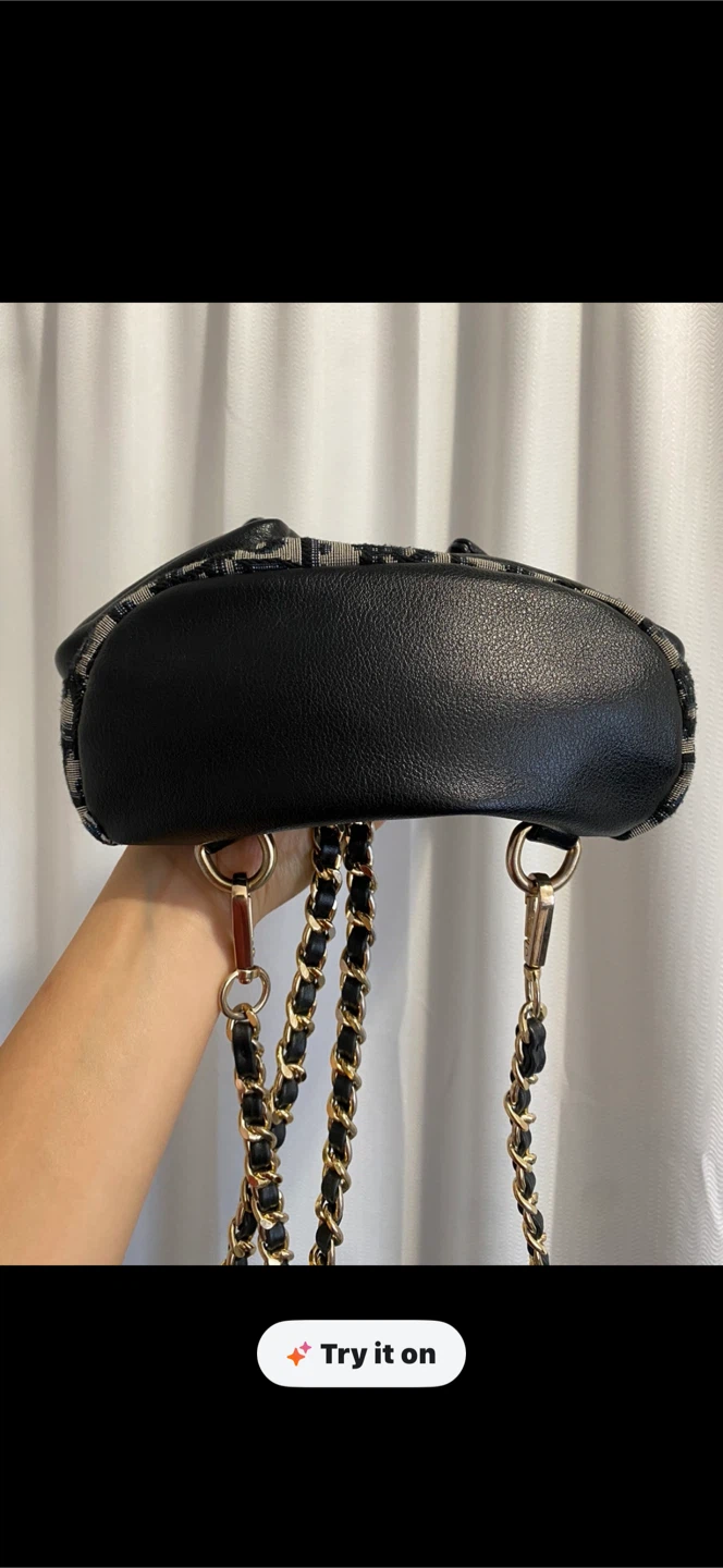 Vintage 90s Dior Trotter Canvas & Leather Backpack - photo 4