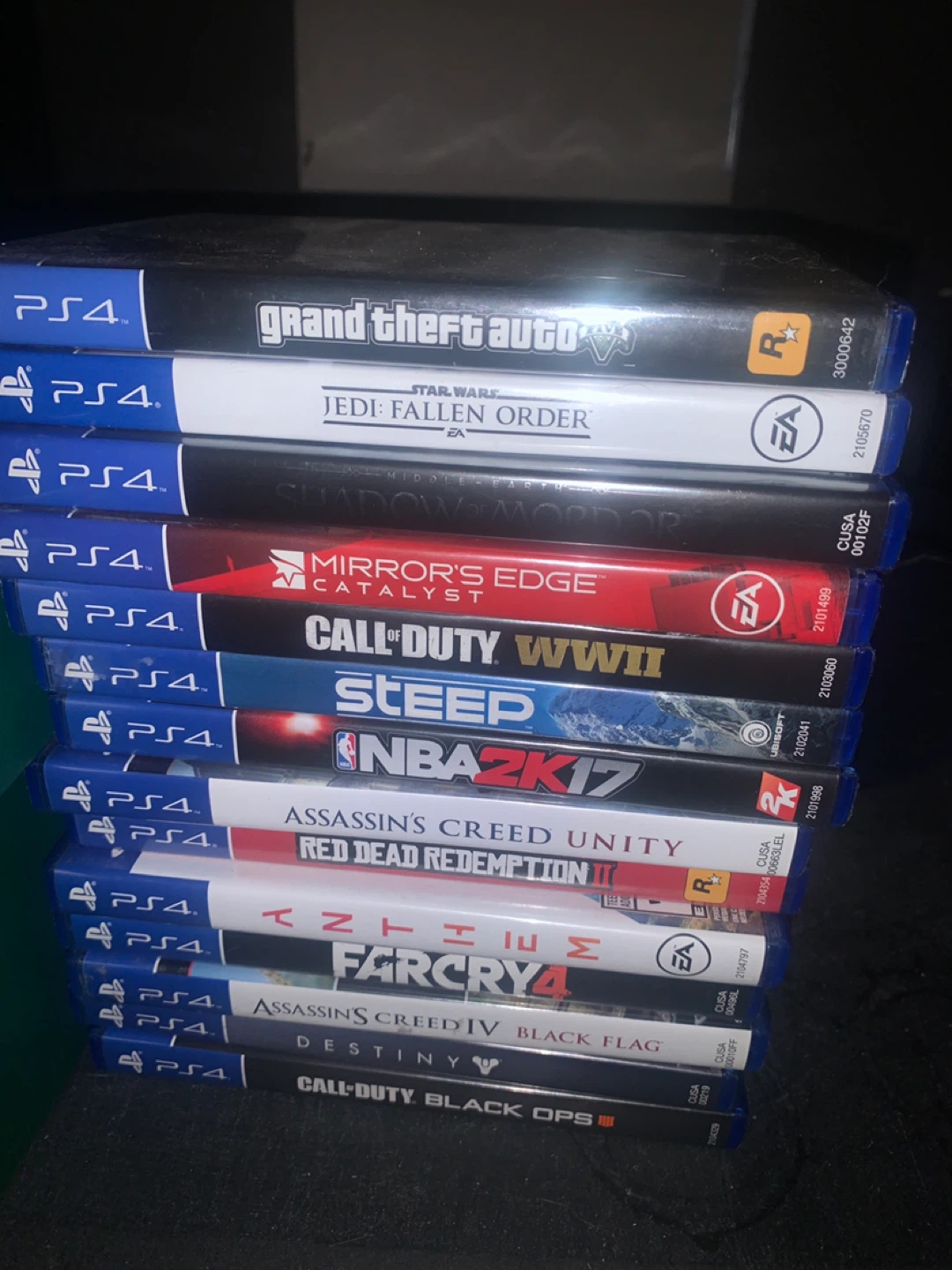 Bundle of 10 PS4 Video Games
