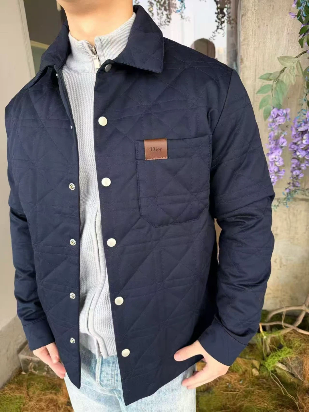 Dior Quilted Navy Jacket